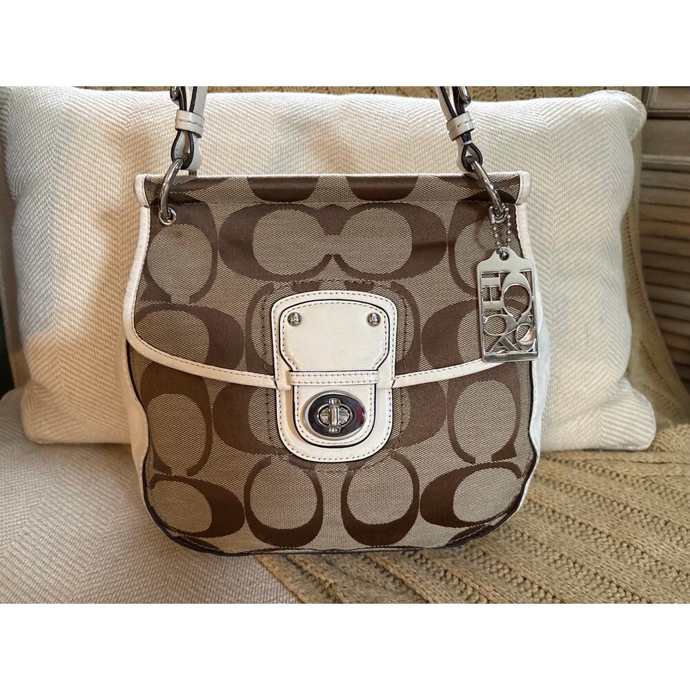 Coach 70th Anniversary Limited Edition Willis 19034 - Ivory/Tan/Khaki - Picture 2 of 16